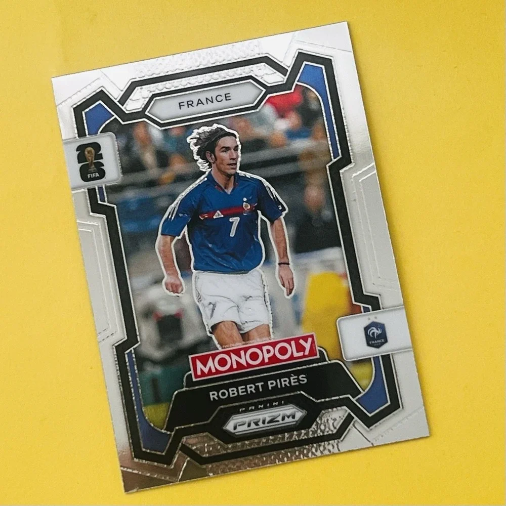 2026 Panini Prizm Monopoly FIFA World‎ Cup Robert Pirès Silver Prizm France #10